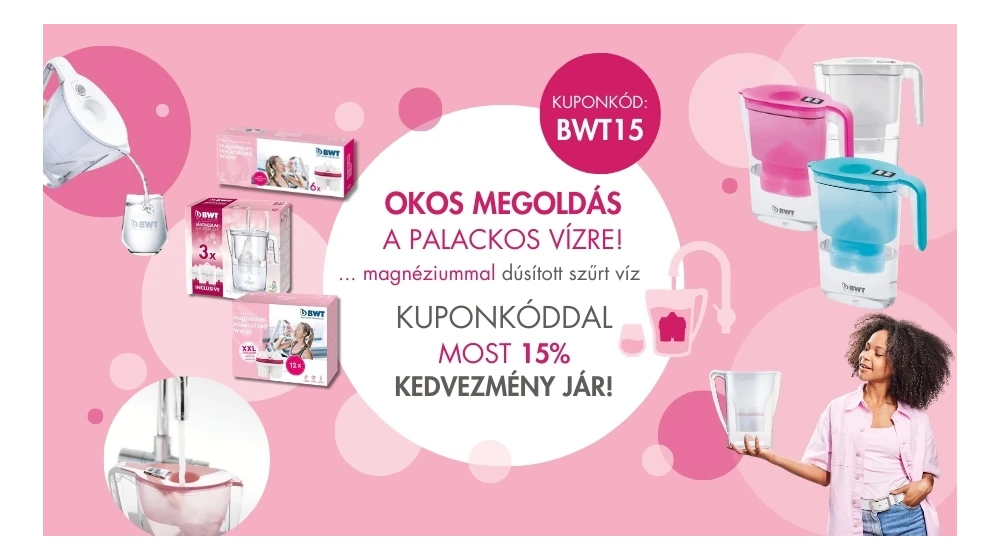 BWT vízszűrő kancsók – egyszerű módja a jobb minőségű csapvíznek