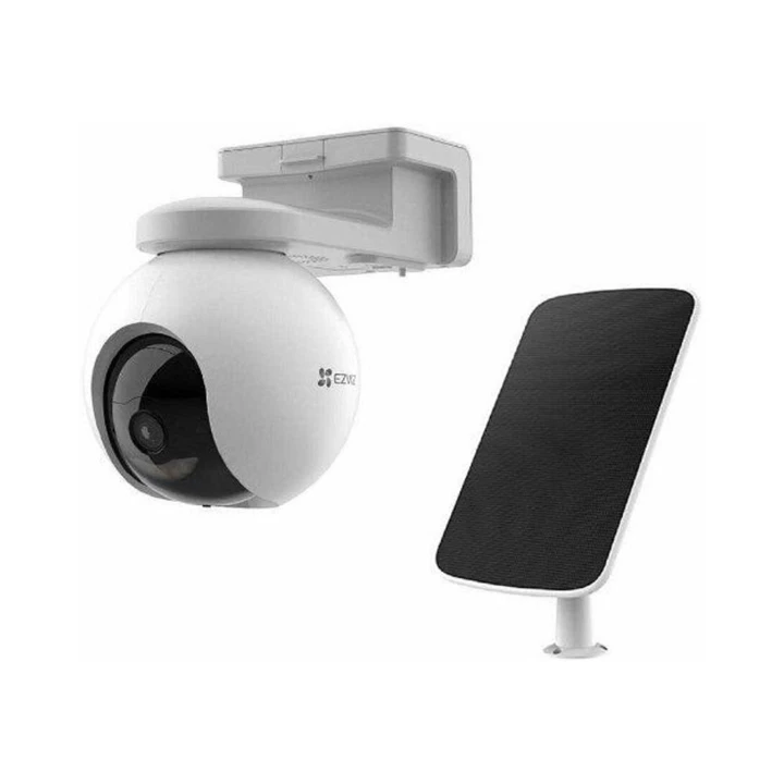 Ezviz HB8 kültéri akkumulátoros kamera + szolár panel szett, 2K+ felbontás, 360°, színes éjszakai kép, H256 HB8/SP + SOL Ezviz HB8 kültéri akkumulátoros kamera + szolár panel szett, 2K+ felbontás, 360°, színes éjszakai kép, H256 HB8/SP + SOL