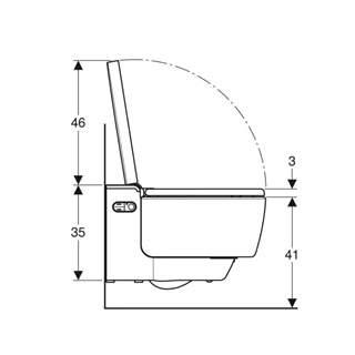 Geberit AquaClean Mera Comfort komplett higiéniai berendezés, fali WC-vel, alpin fehér 146.213.11.1 Geberit AquaClean Mera Comfort komplett higiéniai berendezés, fali WC-vel, alpin fehér 146.213.11.1