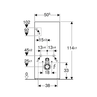 Geberit Monolith Plus szanitermodul fali WC-hez, 114 cm, fehér üveg 131.231.SI.5 Geberit Monolith Plus szanitermodul fali WC-hez, 114 cm, fehér üveg 131.231.SI.5