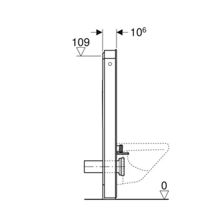 Geberit Monolith Plus szanitermodul fali WC-hez, 114 cm, fehér üveg 131.231.SI.5 Geberit Monolith Plus szanitermodul fali WC-hez, 114 cm, fehér üveg 131.231.SI.5