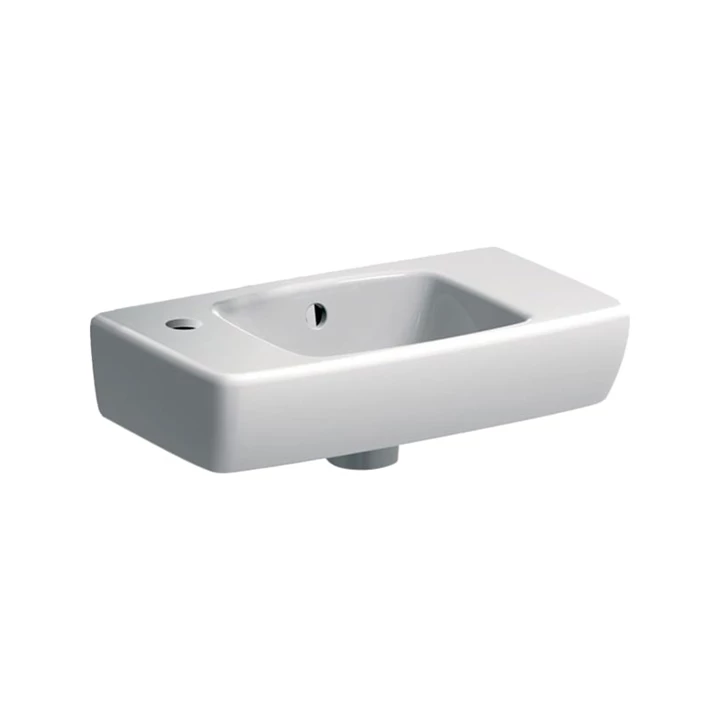 Geberit Selnova Compact kézmosó, 45x15x25cm, csaplyuk jobb oldalt, túlfolyóval 500.318.01.1 Geberit Selnova Compact kézmosó, 45x15x25cm, csaplyuk jobb oldalt, túlfolyóval 500.318.01.1