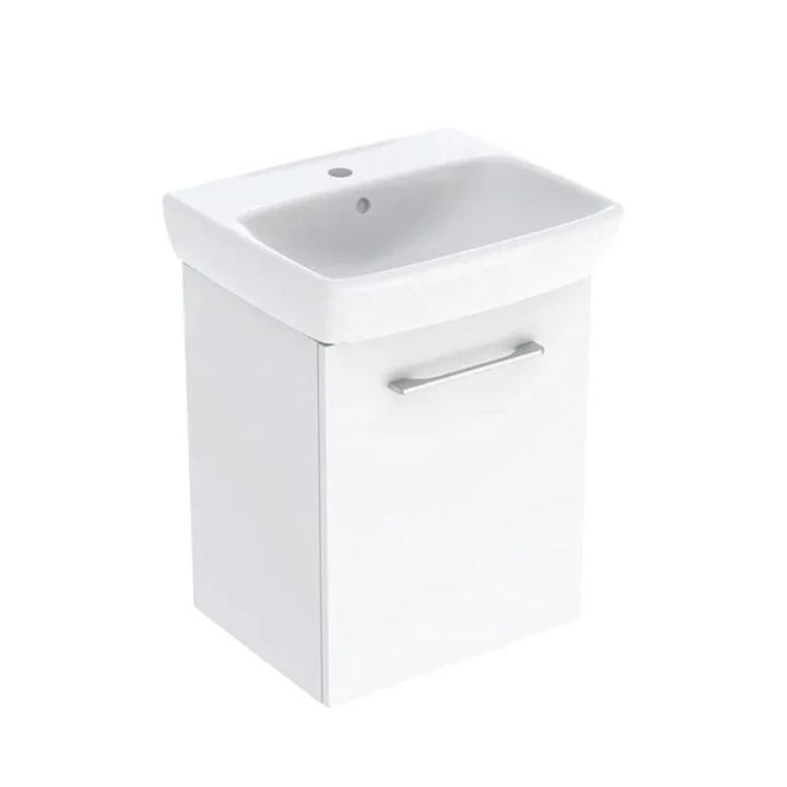 Geberit Selnova Square kézmosó készlet alsó szekrénnyel, egy ajtós, 50x44 cm 502.750.00.1 Geberit Selnova Square kézmosó készlet alsó szekrénnyel, egy ajtós, 50x44 cm 502.750.00.1