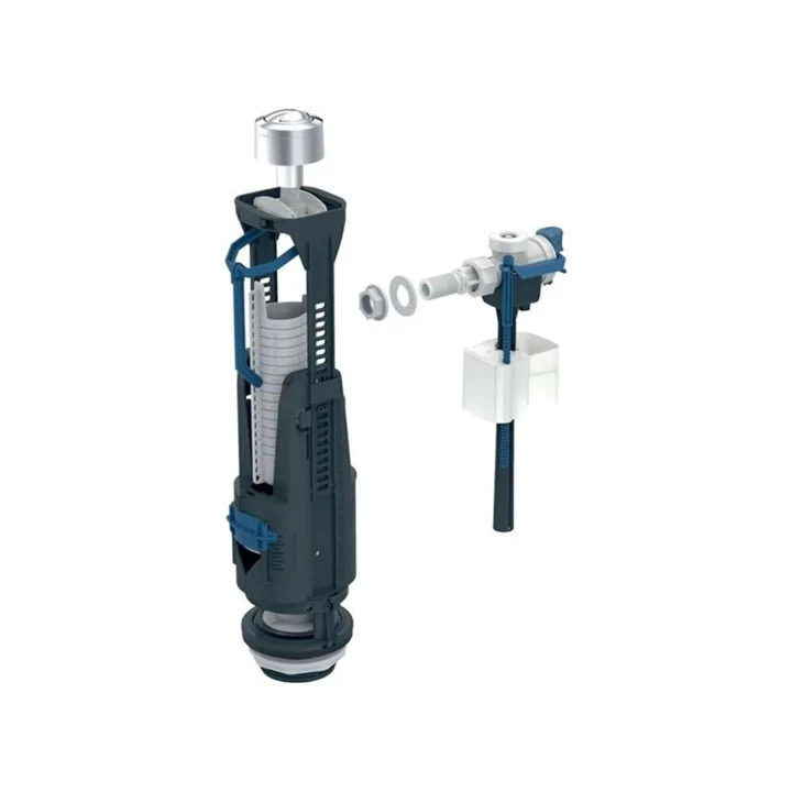 Geberit 240-333 típusú öblítő és töltőszelep, 2 mennyiséges, oldalsó vízcsatlakozás, 3/8", fényes króm 136.934.21.3 Geberit 240-333 típusú öblítő és töltőszelep, 2 mennyiséges, oldalsó vízcsatlakozás, 3/8", fényes króm 136.934.21.3