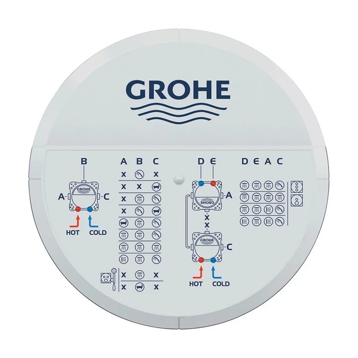 Grohe Phantom Black Rapido SmartBox Univerzális beépítő doboz, 1/2” 35604000 Grohe Phantom Black Rapido SmartBox Univerzális beépítő doboz, 1/2” 35604000