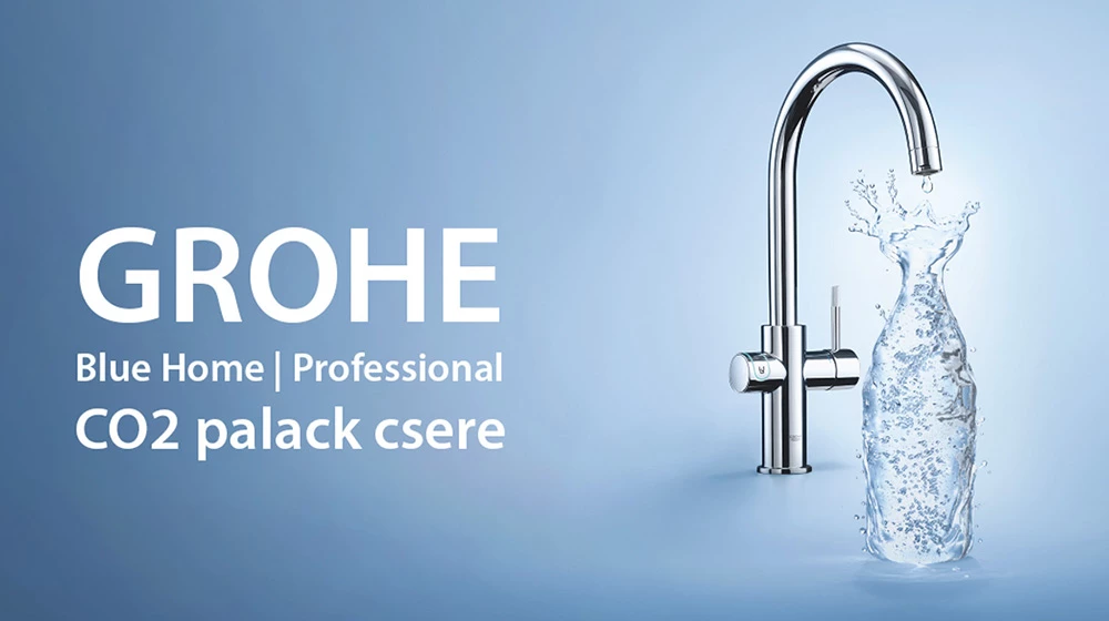 Grohe Blue szén-dioxid palack töltés
