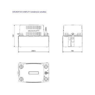 Grundfos Conlift 1 szivattyú 97936156 Grundfos Conlift 1 szivattyú 97936156