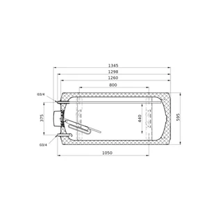 Hajdu ZV-200 ErP vízszintes elektromos forróvíztároló 200 l 2112411221 Hajdu ZV-200 ErP vízszintes elektromos forróvíztároló 200 l 2112411221
