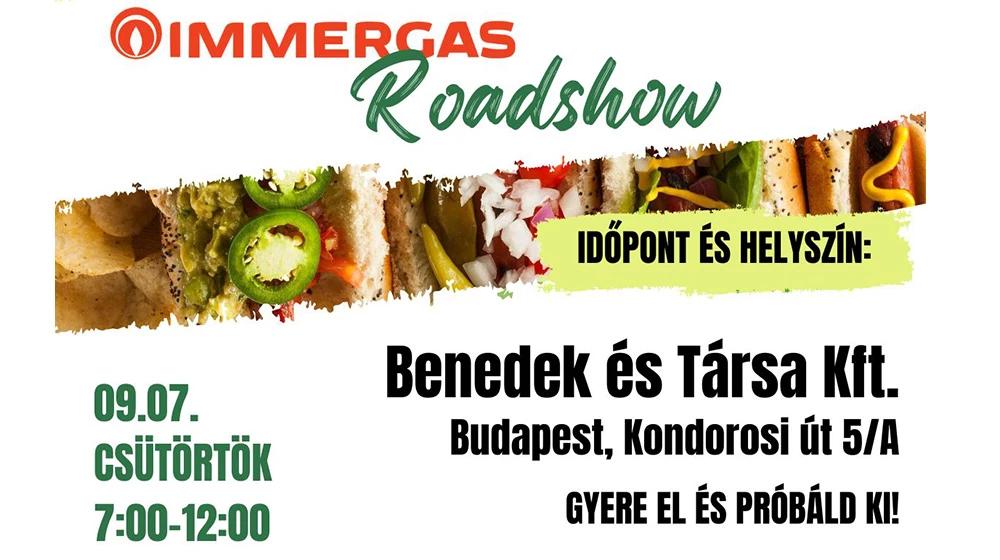 Immergas Roadshow - 09.07. Kondorosi úti üzletünkben