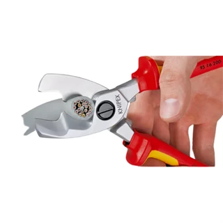Knipex Kábelolló kettős vágóéllel 95 16 200 Knipex Kábelolló kettős vágóéllel 95 16 200