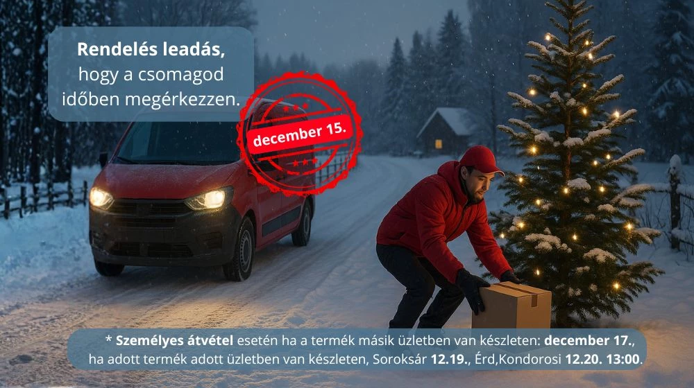 Karácsonyi rendelési határidő