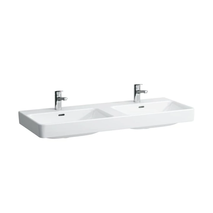 Laufen Pro S 120x46 cm dupla mosdó 1200x460, csaplyukas H8149660001041 Laufen Pro S 120x46 cm dupla mosdó 1200x460, csaplyukas H8149660001041