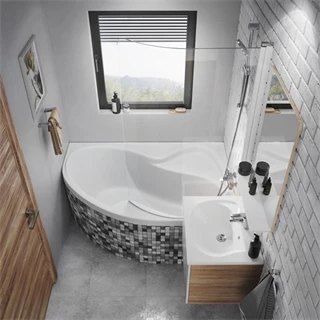 Ravak Akrilkád ROSA II 160x105 balos fehér CM21000000 Ravak Akrilkád ROSA II 160x105 balos fehér CM21000000