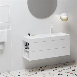 Ravak Lite 120/80 mosdó B/J, túlfolyó nélkül, csaptelep furattal, balos XJXL1212000