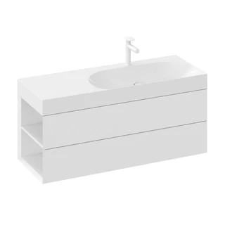 Ravak Lite 120/80 mosdó B/J, túlfolyó nélkül, csaptelep furattal, balos XJXL1212000