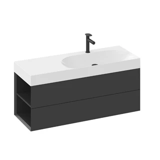 Ravak Lite 120/80 mosdó B/J, túlfolyó nélkül, csaptelep furattal, balos XJXL1212000