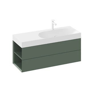 Ravak Lite 120/80 mosdó B/J, túlfolyó nélkül, csaptelep furattal, balos XJXL1212000