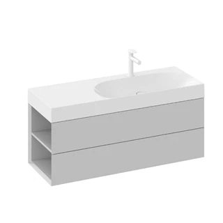 Ravak Lite 120/80 mosdó B/J, túlfolyó nélkül, csaptelep furattal, balos XJXL1212000