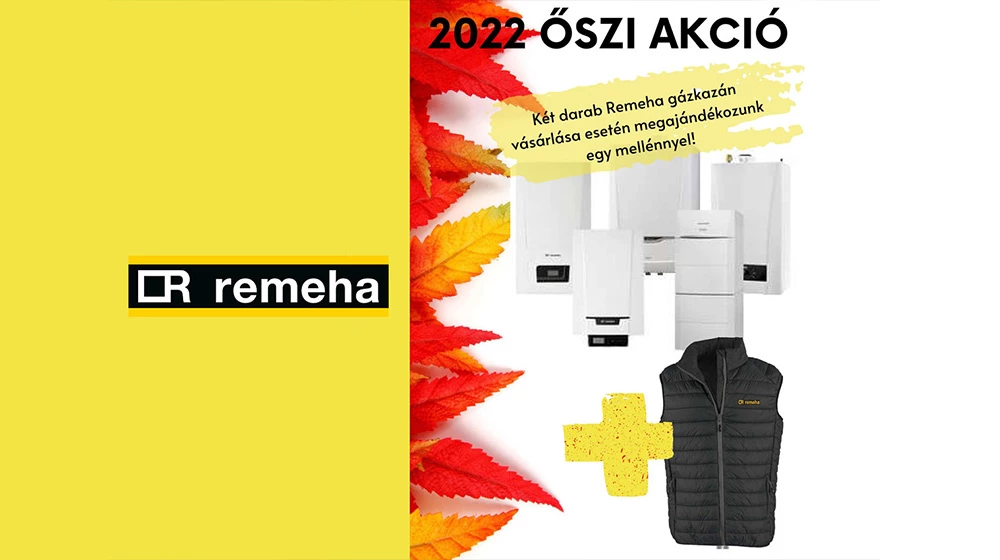 Remeha 2022 őszi kazán akció