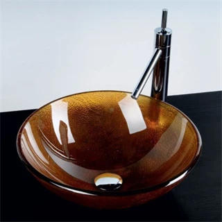 Sapho Beauty SUN üvegmosdó, átm:42x14cm, méz 2501-03 Sapho Beauty SUN üvegmosdó, átm:42x14cm, méz 2501-03