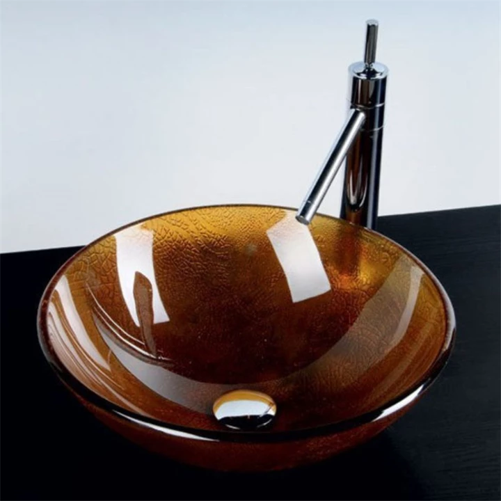 Sapho Beauty SUN üvegmosdó, átm:42x14cm, méz 2501-03 Sapho Beauty SUN üvegmosdó, átm:42x14cm, méz 2501-03