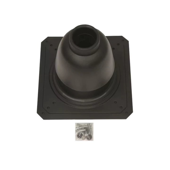 Saunier Duval égéstermék-elvezetés, szétválasztott rendszerű, 80/80 mm, kürtőfedél, fekete 0020199422