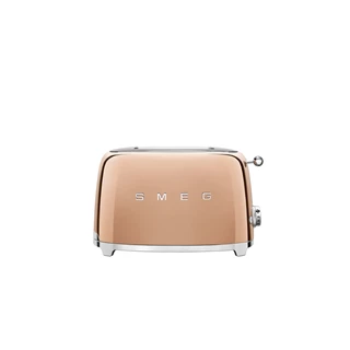 Smeg retro 2-szeletes kenyérpirító - rosegold TSF01RGEU Smeg retro 2-szeletes kenyérpirító - rosegold TSF01RGEU