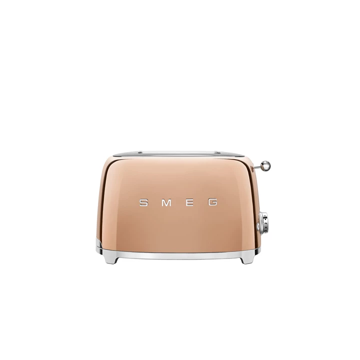 Smeg retro 2-szeletes kenyérpirító - rosegold TSF01RGEU Smeg retro 2-szeletes kenyérpirító - rosegold TSF01RGEU