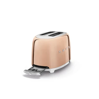 Smeg retro 2-szeletes kenyérpirító - rosegold TSF01RGEU Smeg retro 2-szeletes kenyérpirító - rosegold TSF01RGEU