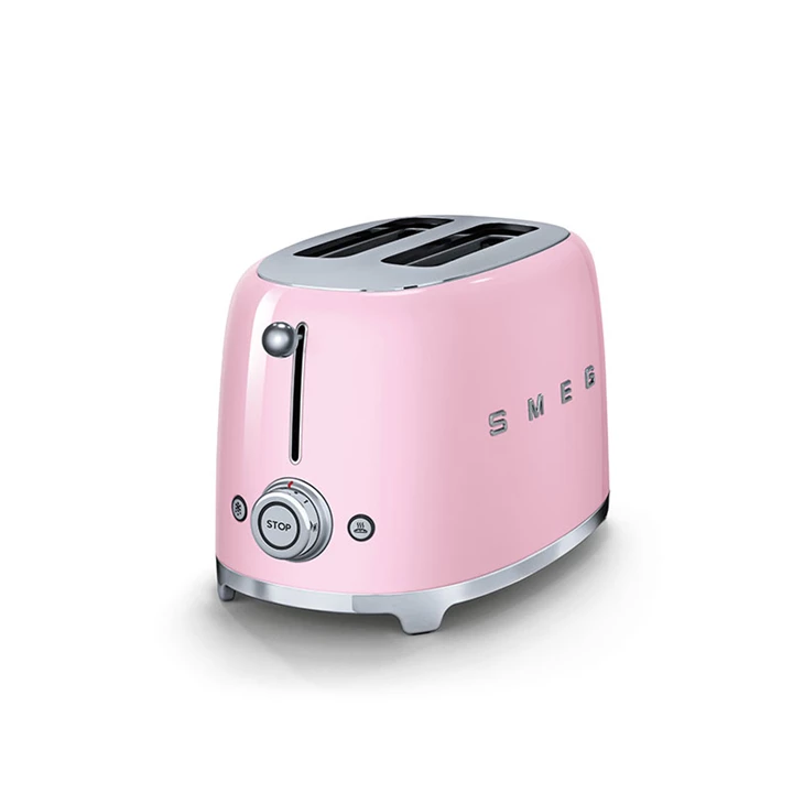 Smeg retro kenyérpirító 2 szeletes - rózsaszín TSF01PKEU Smeg retro kenyérpirító 2 szeletes - rózsaszín TSF01PKEU