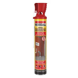 Soudal Purhab Genius Gun 750 ml, Szerelőhab 103250 Soudal Purhab Genius Gun 750 ml, Szerelőhab 103250