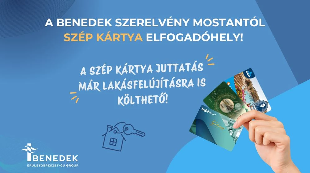 SZÉP Kártya elfogadóhely lettünk