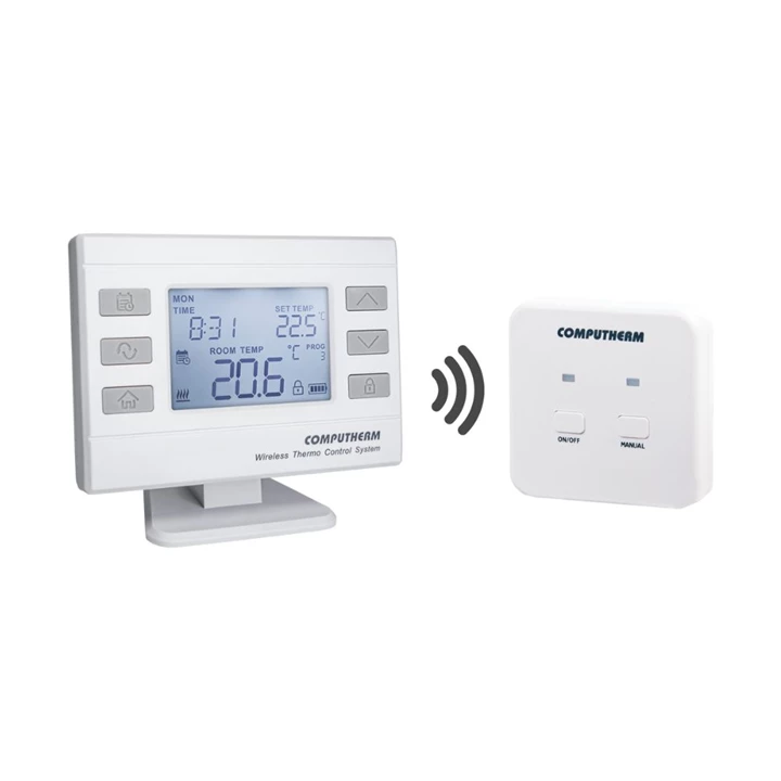 Computherm Q72RF Vezeték nélküli (rádiófrekvenciás), programozható, digitális szobatermosztát Q72RF Computherm Q72RF Vezeték nélküli (rádiófrekvenciás), programozható, digitális szobatermosztát Q72RF