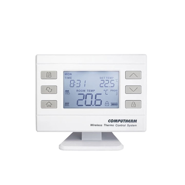 Computherm Q72RF Vezeték nélküli (rádiófrekvenciás), programozható, digitális szobatermosztát Q72RF Computherm Q72RF Vezeték nélküli (rádiófrekvenciás), programozható, digitális szobatermosztát Q72RF