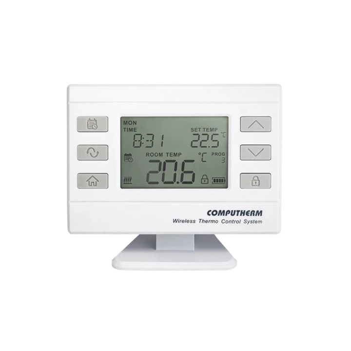 Computherm Q72RF Vezeték nélküli (rádiófrekvenciás), programozható, digitális szobatermosztát Q72RF Computherm Q72RF Vezeték nélküli (rádiófrekvenciás), programozható, digitális szobatermosztát Q72RF
