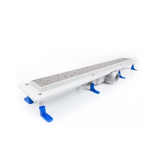 Technik Sanitary Zuhanyfolyóka, 400 mm-es, rozsdamentes Drops ráccsal TT-D-40