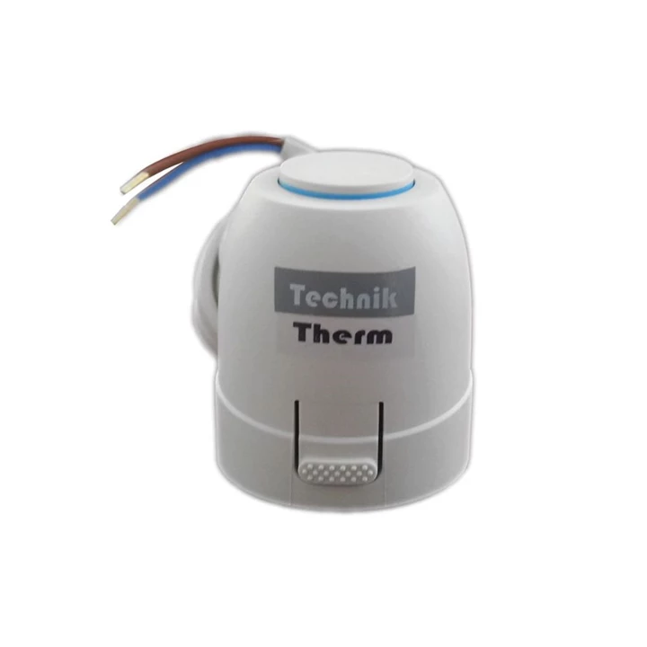 Technik Therm elektromos állítómű, 230V, alaphelyzetben zárt, on-off, kábellel, rögzítő gyűrűvel TTVA10230VAZ Technik Therm elektromos állítómű, 230V, alaphelyzetben zárt, on-off, kábellel, rögzítő gyűrűvel TTVA10230VAZ