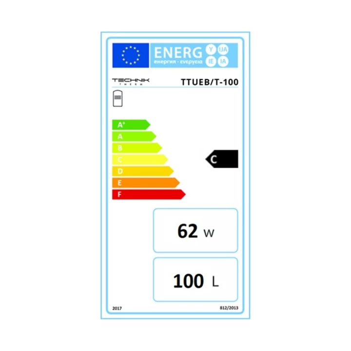 Technik Therm Indirekt HMV tároló egy standard csőkígyóval, 100 l, TTUEB/T-100 Technik Therm Indirekt HMV tároló egy standard csőkígyóval, 100 l, TTUEB/T-100