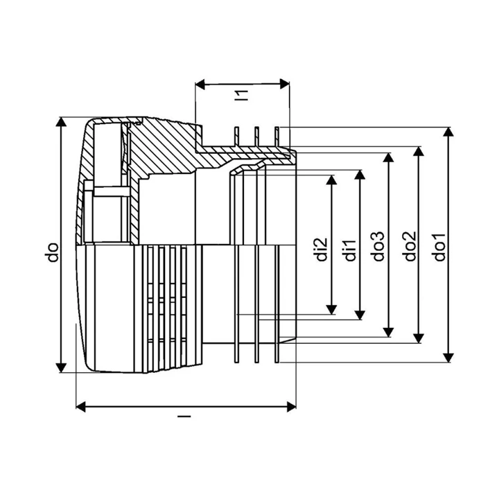 Uponor HypAir légbeszívó szelep 70-110 mm 1134571 Uponor HypAir légbeszívó szelep 70-110 mm 1134571