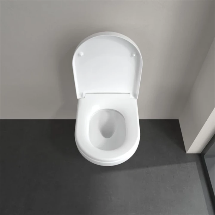 Villeroy and Boch Architectura Gyűrű nélküli mélyöblítésű fali WC, TwistFlush, kerek, hátsó kifolyású, fehér alpin 4694C Villeroy and Boch Architectura Gyűrű nélküli mélyöblítésű fali WC, TwistFlush, kerek, hátsó kifolyású, fehér alpin 4694C