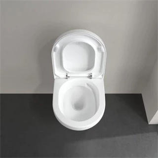 Villeroy and Boch Architectura Gyűrű nélküli mélyöblítésű fali WC, TwistFlush, kerek, hátsó kifolyású, fehér alpin 4694C Villeroy and Boch Architectura Gyűrű nélküli mélyöblítésű fali WC, TwistFlush, kerek, hátsó kifolyású, fehér alpin 4694C