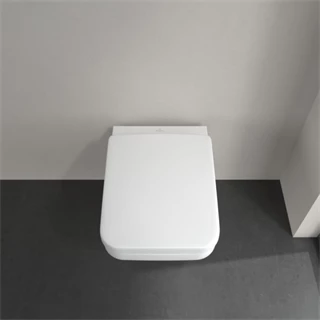 Villeroy and Boch Architectura Gyűrű nélküli mélyöblítésű WC falra szerelhető, TwistFlush, Négyszög, hátsó kifolyású 568 Villeroy and Boch Architectura Gyűrű nélküli mélyöblítésű WC falra szerelhető, TwistFlush, Négyszög, hátsó kifolyású 568