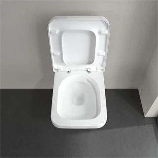 Villeroy and Boch Architectura Gyűrű nélküli mélyöblítésű WC falra szerelhető, TwistFlush, Négyszög, hátsó kifolyású 568 Villeroy and Boch Architectura Gyűrű nélküli mélyöblítésű WC falra szerelhető, TwistFlush, Négyszög, hátsó kifolyású 568
