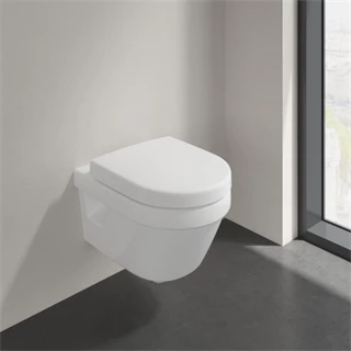Villeroy and Boch Architectura WC-ülőke és huzat Kompakt, automatikus süllyesztő mechanizmussal (SC), kivehető üléssel ( Villeroy and Boch Architectura WC-ülőke és huzat Kompakt, automatikus süllyesztő mechanizmussal (SC), kivehető üléssel (