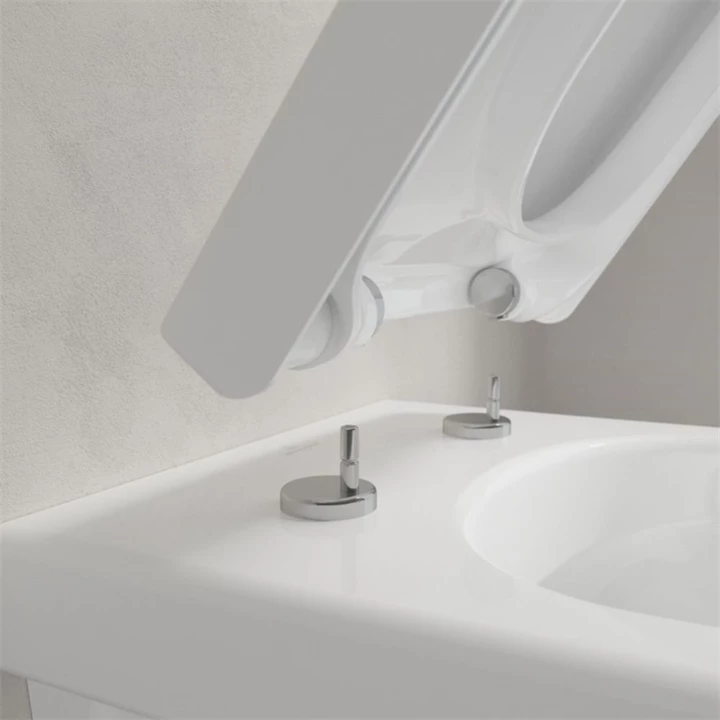 Villeroy and Boch Architectura WC-ülőke és huzat Kompakt, automatikus süllyesztő mechanizmussal (SC), kivehető üléssel ( Villeroy and Boch Architectura WC-ülőke és huzat Kompakt, automatikus süllyesztő mechanizmussal (SC), kivehető üléssel (