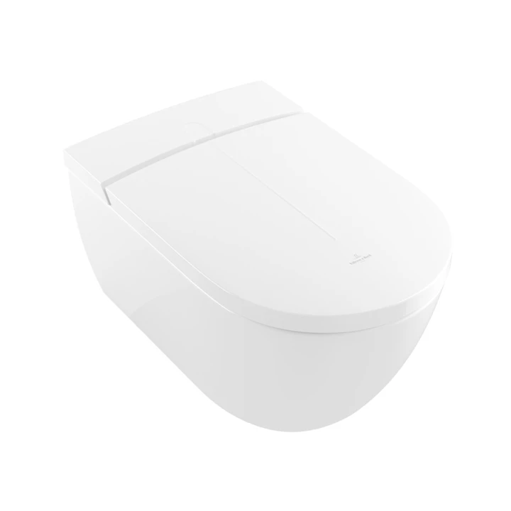 Villeroy and Boch ViClean I-100 WC zuhany, mélyöblítésű, perem nélküli, fehér Alpin CeramicPlus V0E100R1