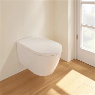 Villeroy and Boch ViClean I-100 WC zuhany, mélyöblítésű, perem nélküli, fehér Alpin CeramicPlus V0E100R1