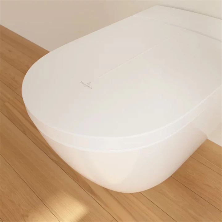 Villeroy and Boch ViClean I-100 WC zuhany, mélyöblítésű, perem nélküli, fehér Alpin CeramicPlus V0E100R1