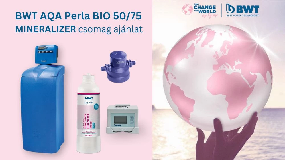 Vízlágyítás felsőfokon - BWT AQA Perla BIO mineralizer csomagok