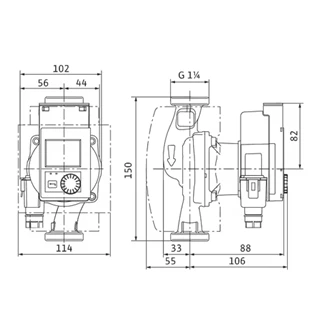 Wilo Stratos PICO-Z 25/0 keringető szivattyú 4255434